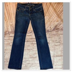 American eagle Slim boot size 0 normal wear fading